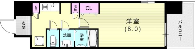 8階の間取り図