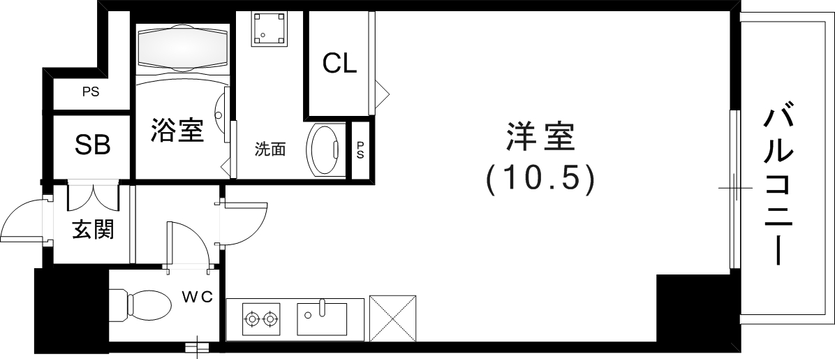 5階の間取り図