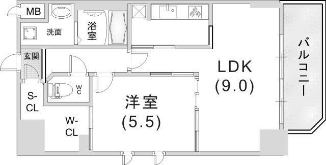 10階の間取り図