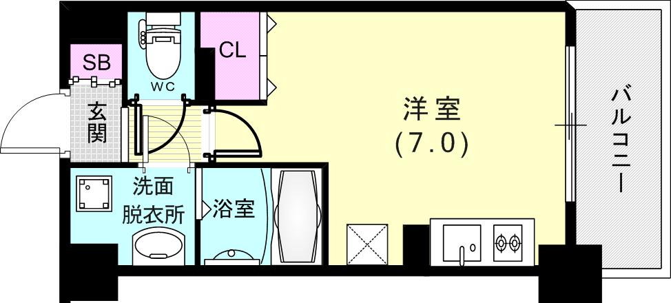 3階の間取り図
