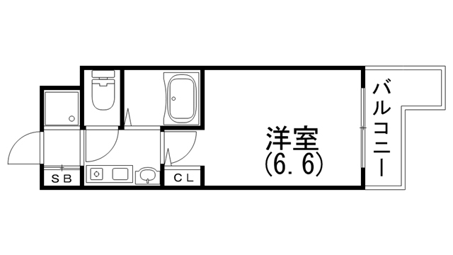 4階の間取り図