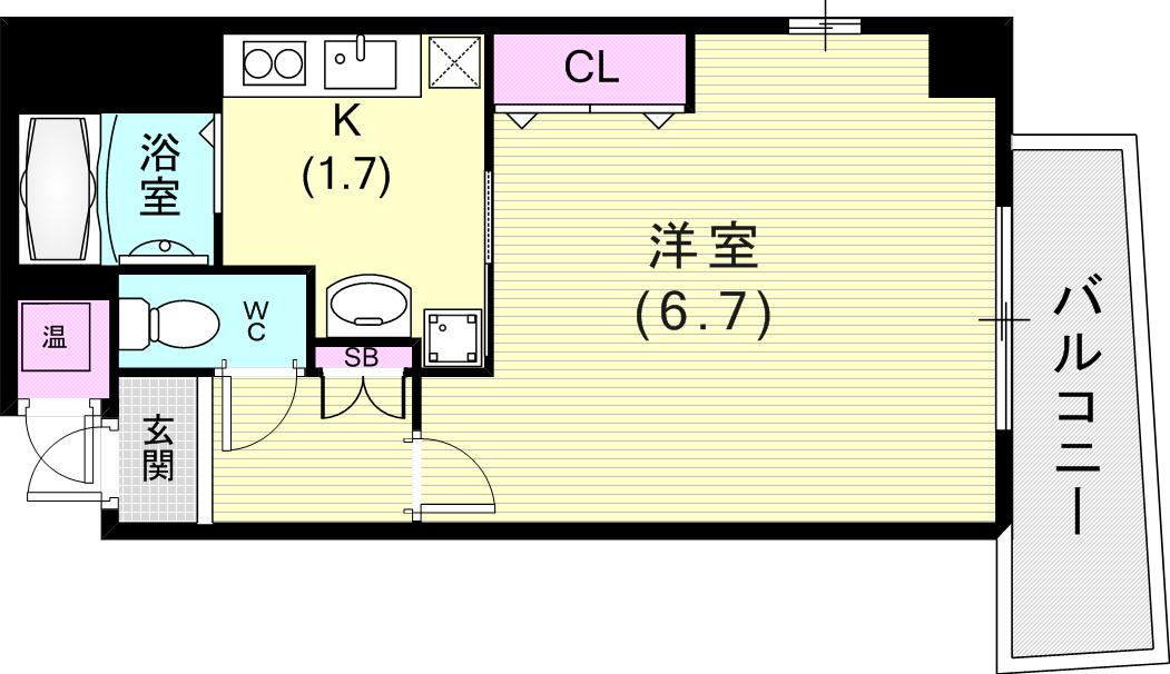 5階の間取り図