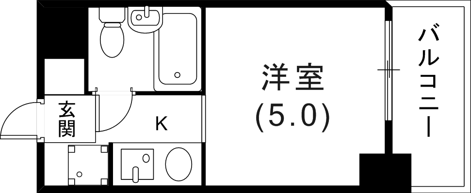 6階の間取り図
