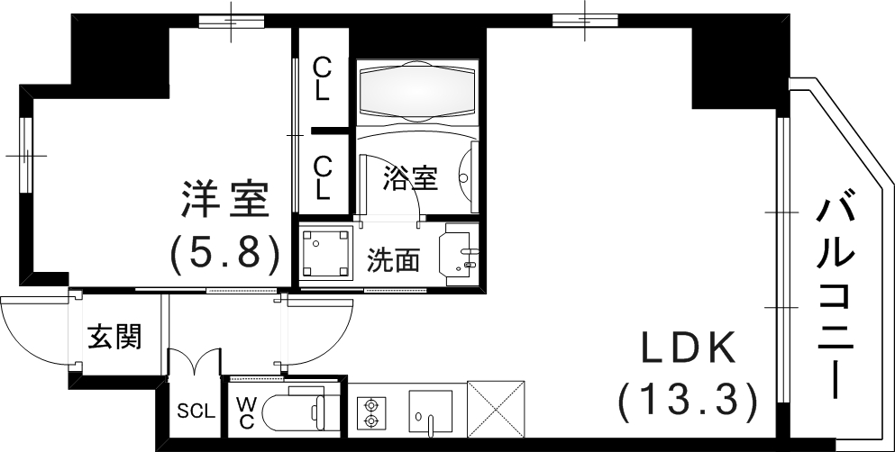 毎日通るエントランスはこのようになっています
