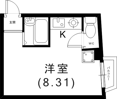 3階の間取り図