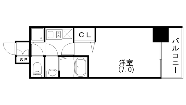 2階の間取り図