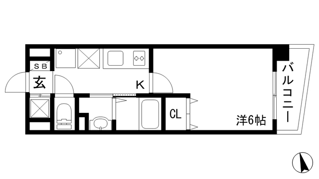 2階の間取り図