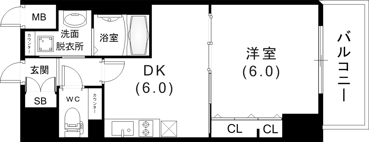 10階の間取り図