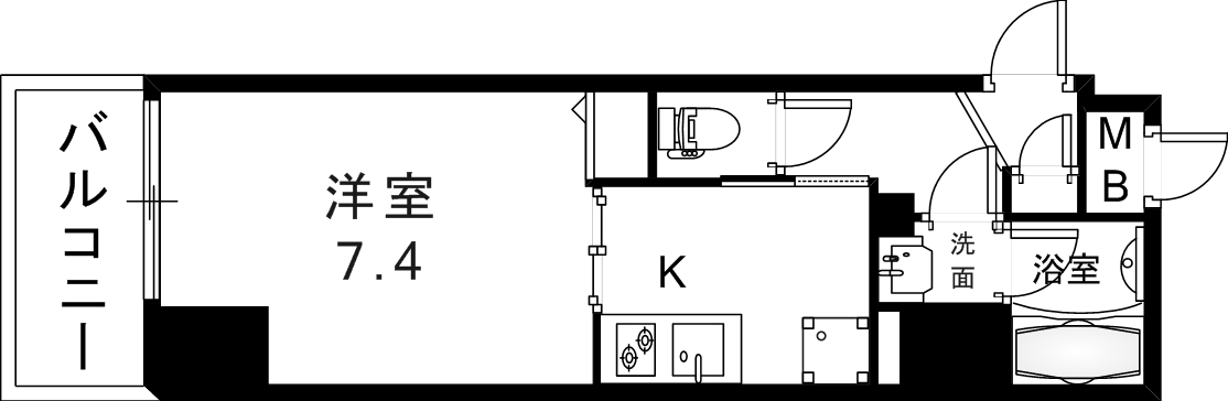 15階の間取り図