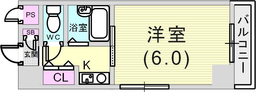 4階の間取り図