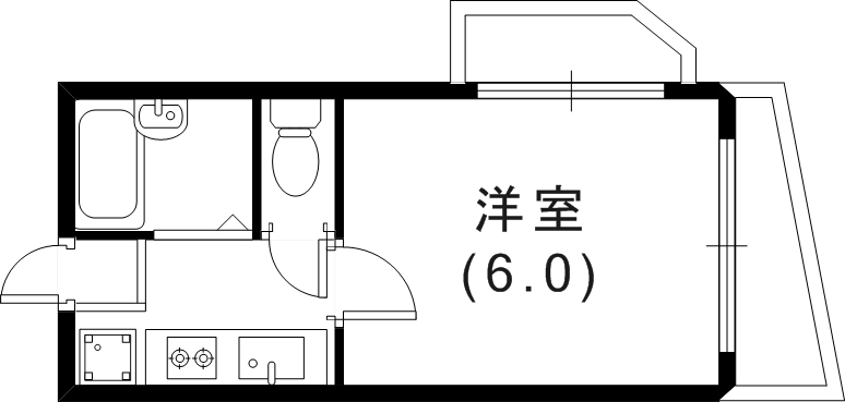 シンプルな間取りです