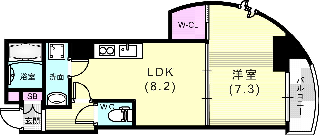 オシャレな間取り