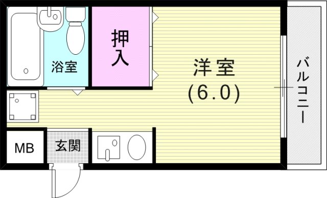 1階の間取り図