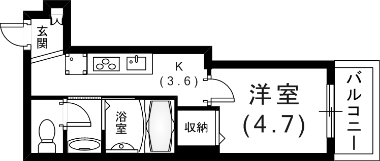 2階の間取り図