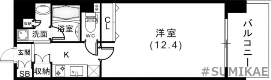 6階の間取り図