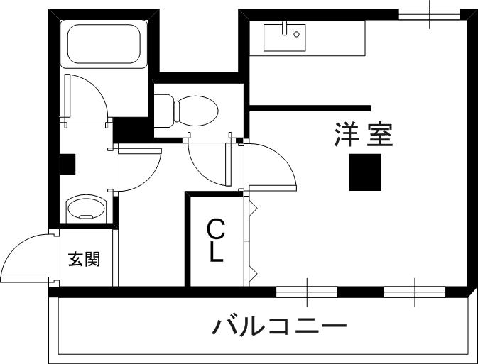 シンプルな間取りです