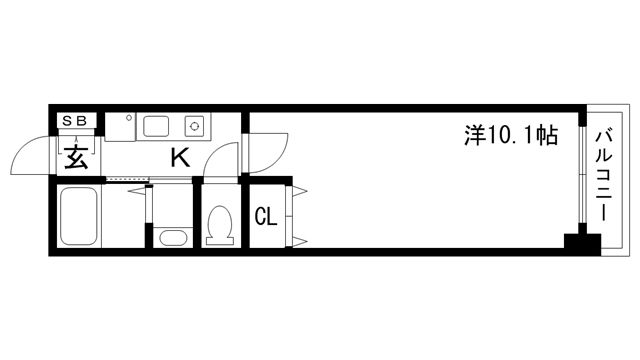 5階の間取り図