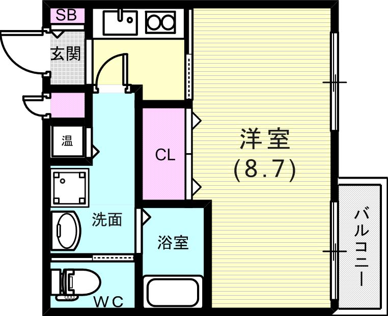 オシャレな間取り