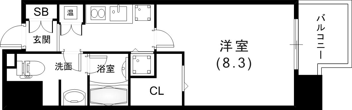 このリビングの広さは魅力