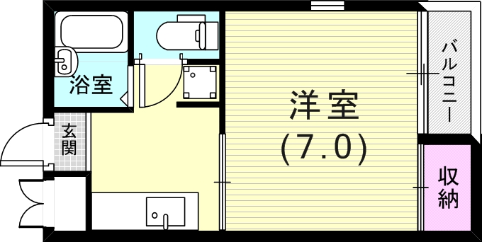 2階の間取り図