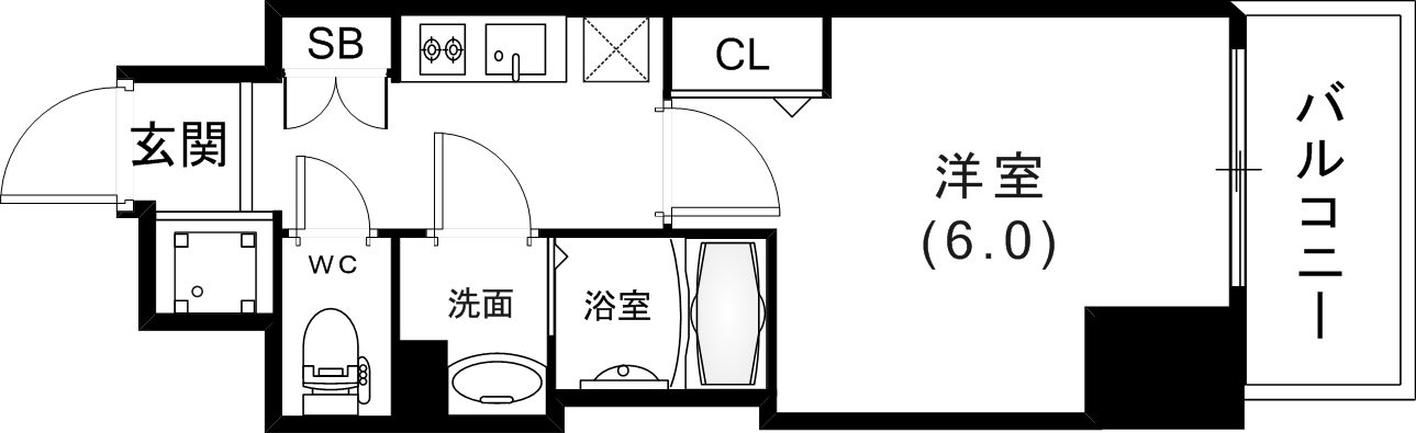 5階の間取り図