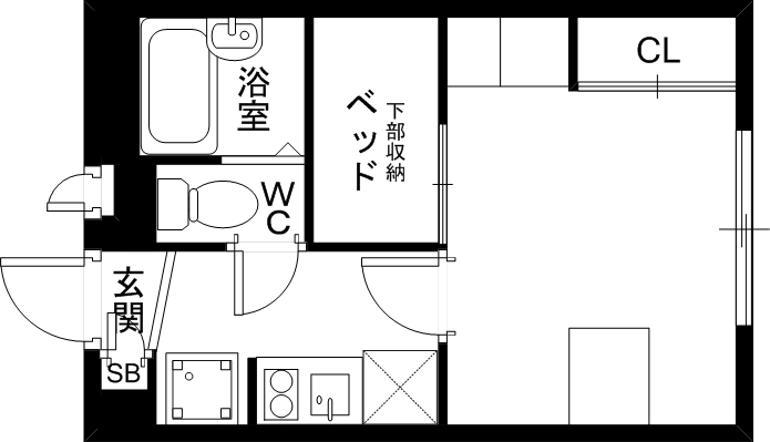 2階の間取り図