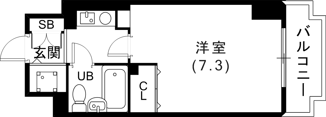 6階の間取り図