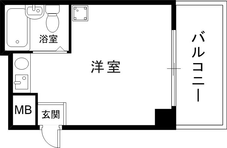 8階の間取り図