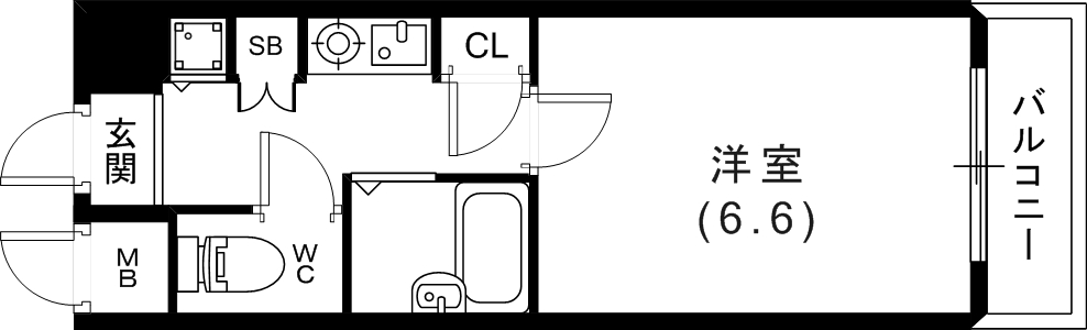 4階の間取り図