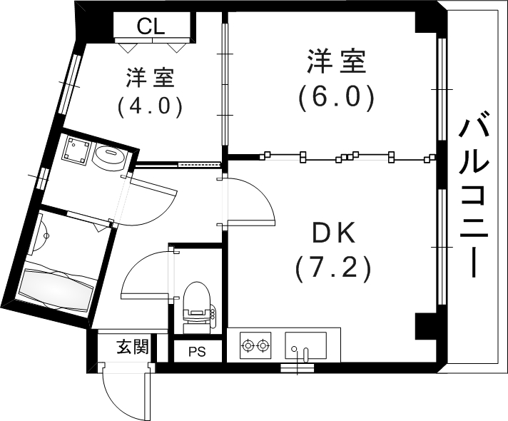 3階の間取り図