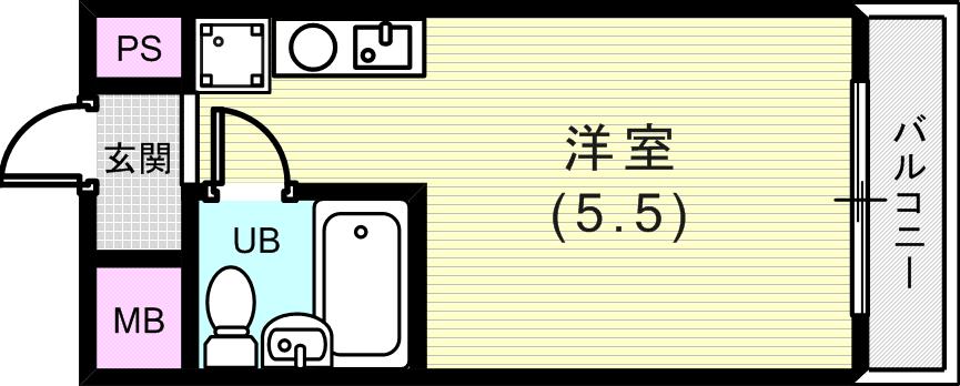 5階の間取り図