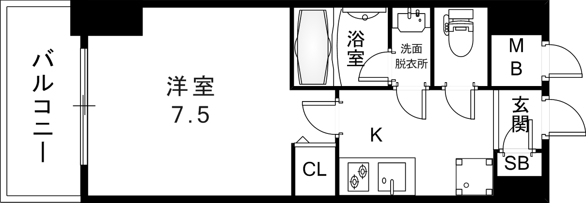 12階の間取り図