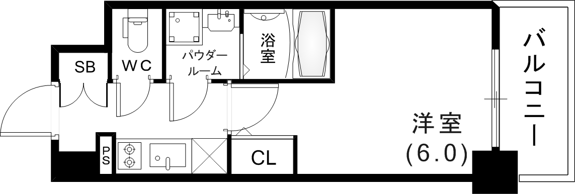 5階の間取り図