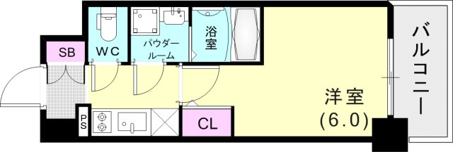 6階の間取り図
