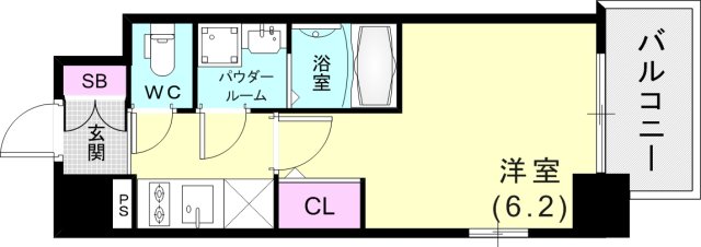 5階の間取り図