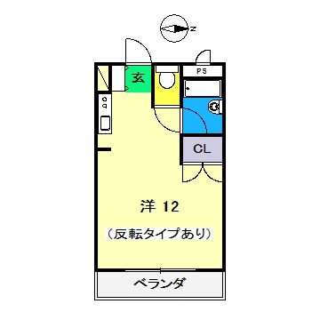 同間取り別室（１０１）写真です。現況を優先します。