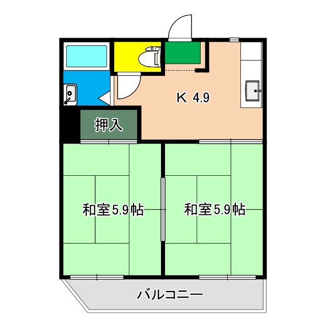 高知市役知町の賃貸アパート