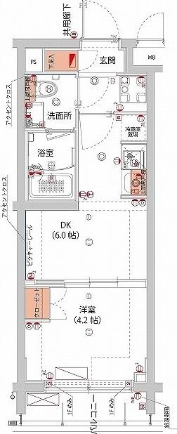 1階の間取り図