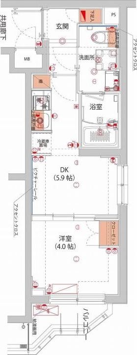 3階の間取り図