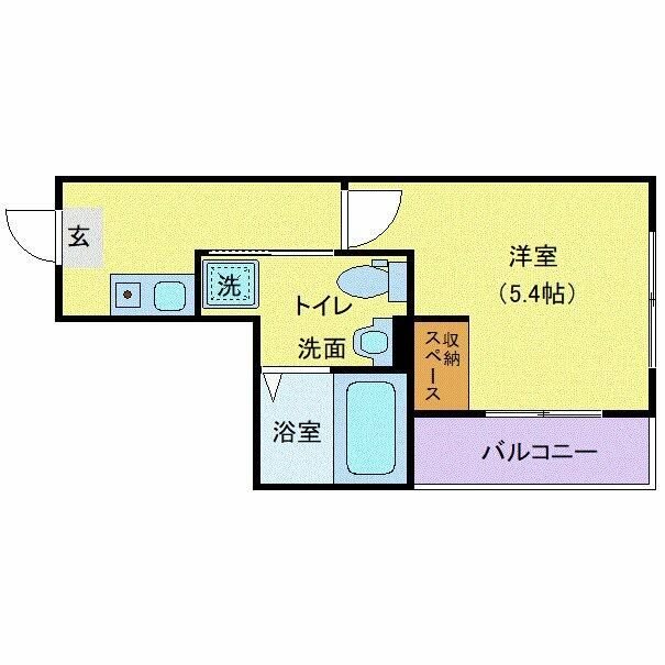 1階の間取り図