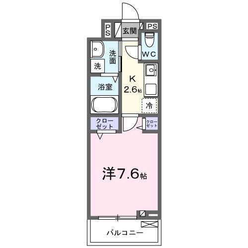 2階の間取り図