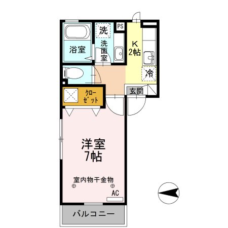 1階の間取り図