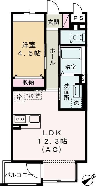 4階の間取り図