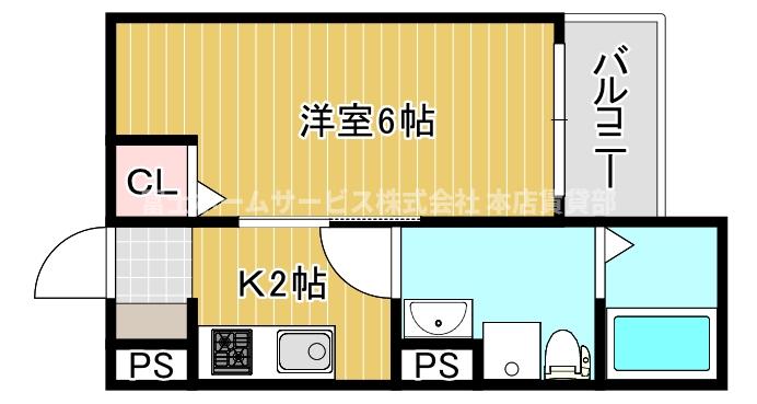 1階の間取り図