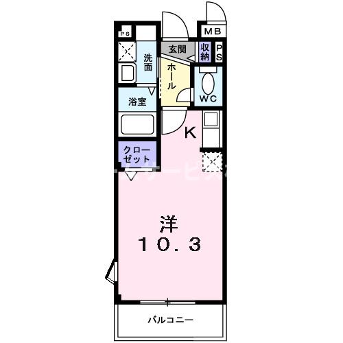 1階の間取り図