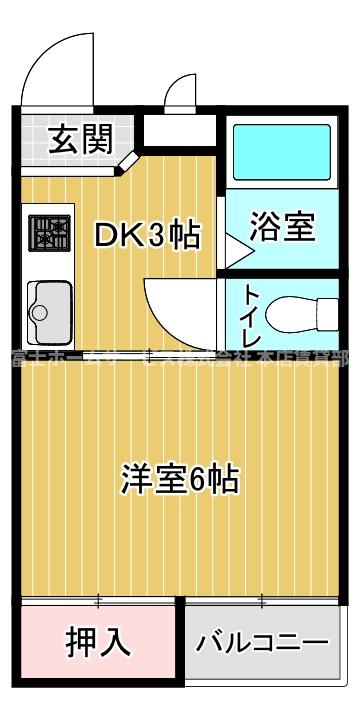 2階の間取り図