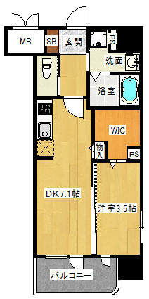3階の間取り図