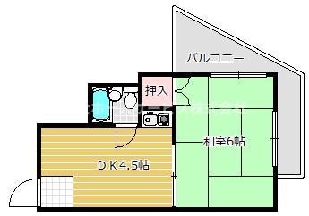 4階の間取り図