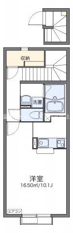 2階の間取り図