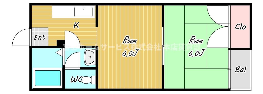 4階の間取り図